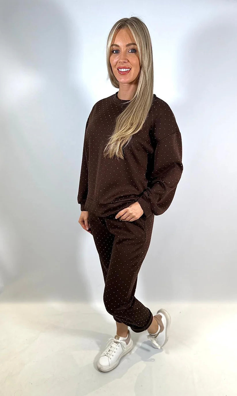 Sparkle scuba lounge suit