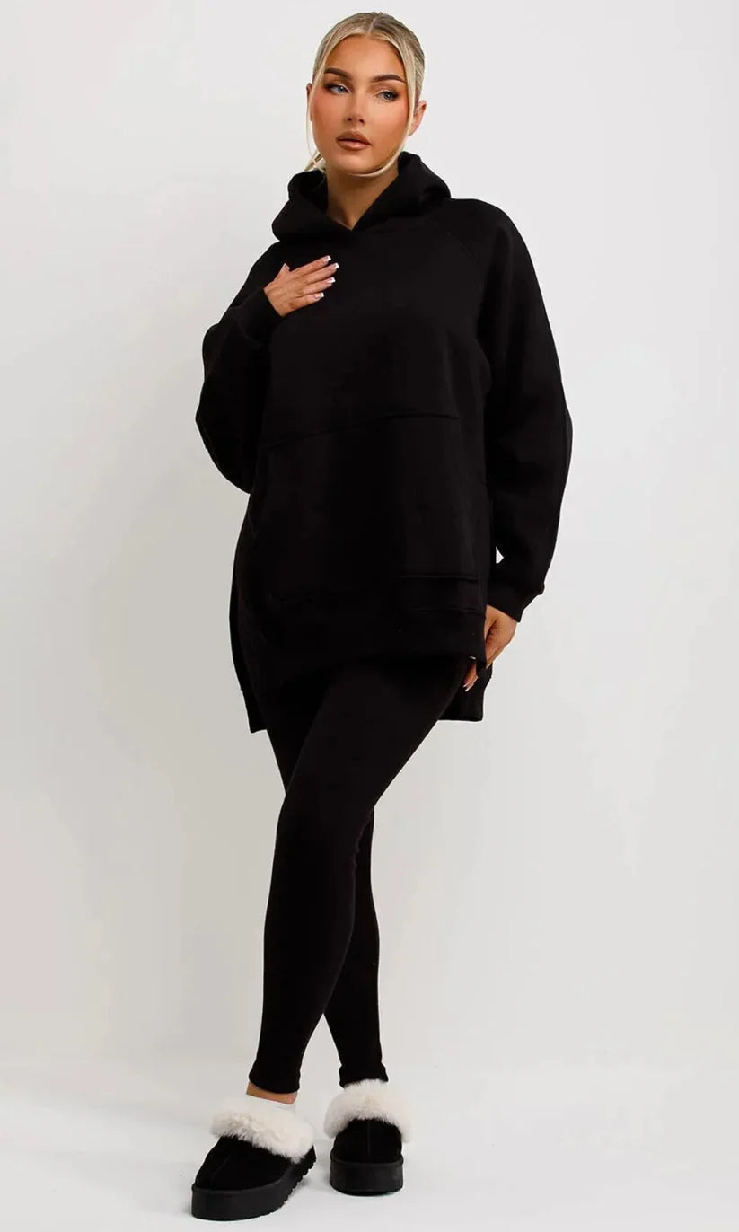 Longline Hooded Loungesuit CURVE