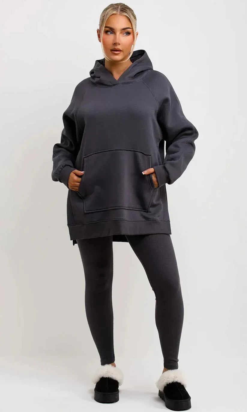 Longline Hooded Loungesuit CURVE