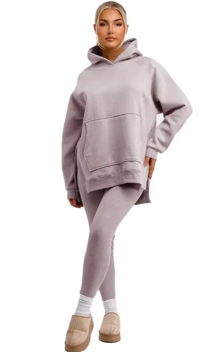 Longline Hooded Loungesuit CURVE
