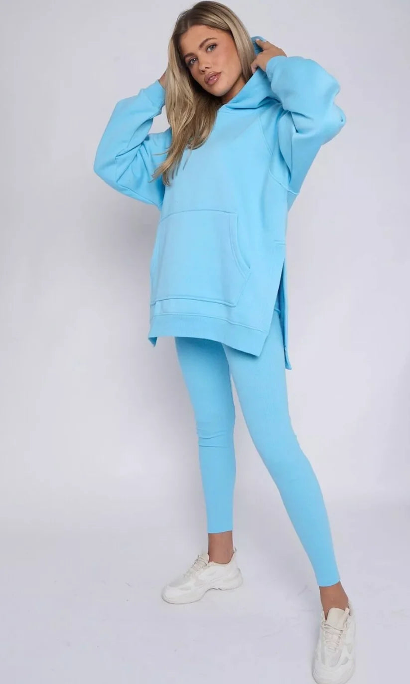 Longline Hooded Loungesuit CURVE