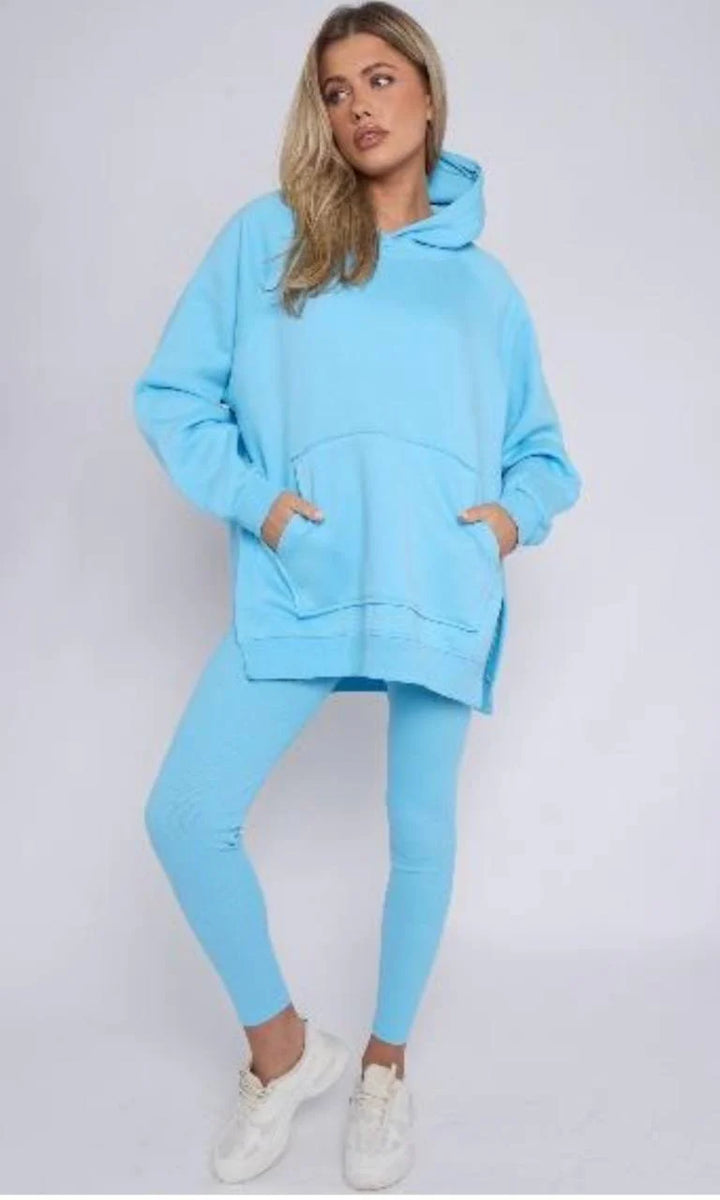 Longline hooded Loungesuit