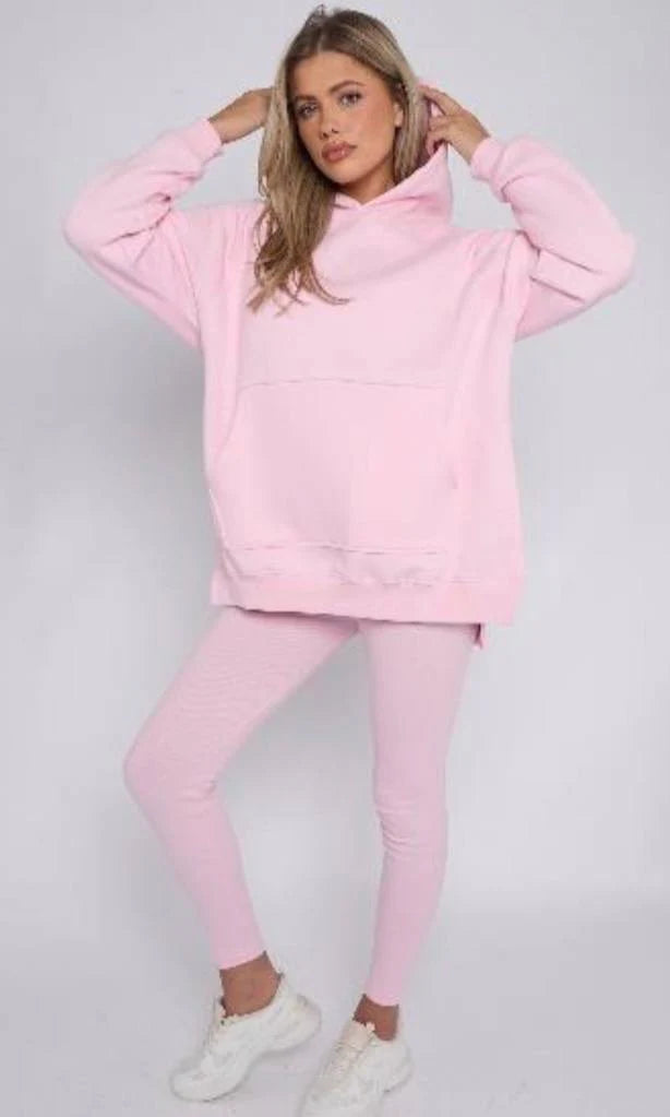 Longline hooded Loungesuit
