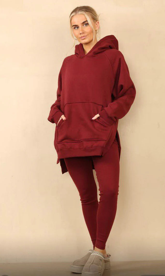 Longline hooded Loungesuit