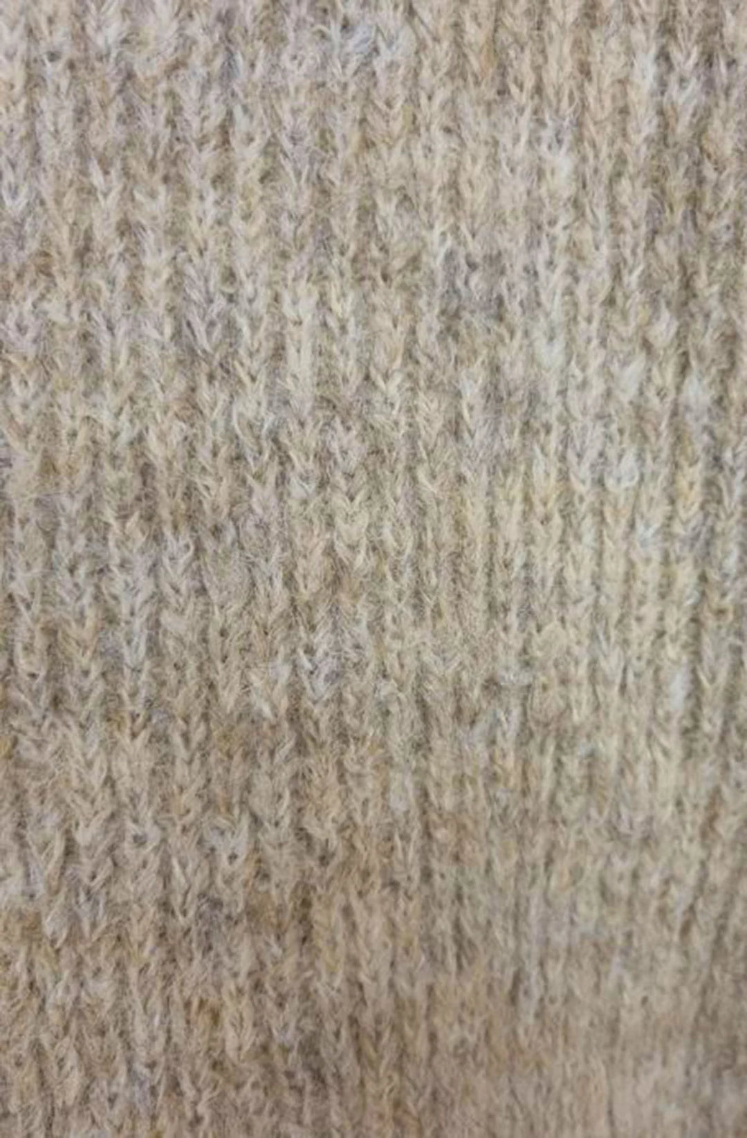 SOPHIE MELANGE STYLE KNITTED CARDIGAN-STONE